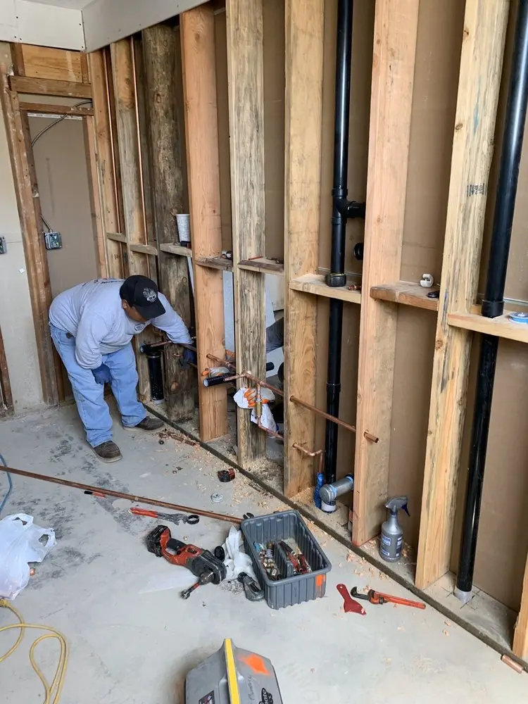 Commercial rough-in plumbing for Gas Line Repair in Kenwood